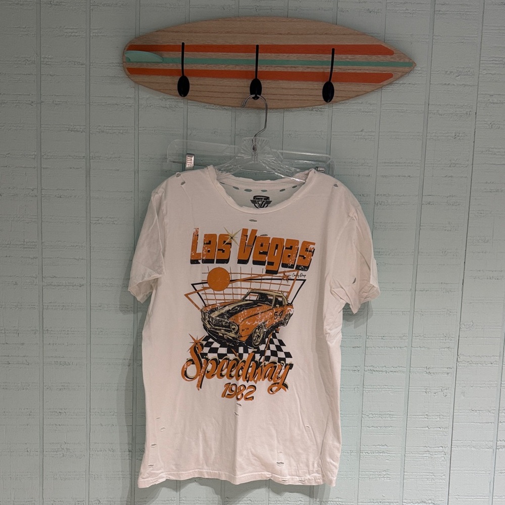 Las Vegas Speedway Distressed Graphic Tee